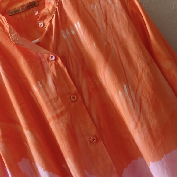 MELAROSA ITALY..HAND DYED TUNIC.. - Picture 5 of 8